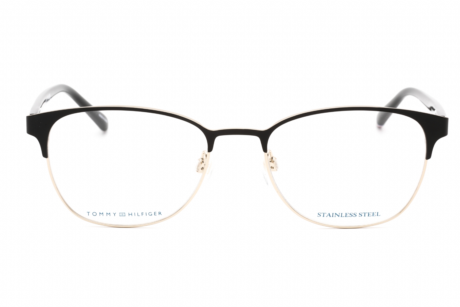 Tommy Hilfiger TH 1749 - Matte Black, Metal, Oval frame