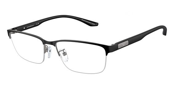Emporio Armani EA1147 - Matte Gunmetal, Metal, Rectangle frame