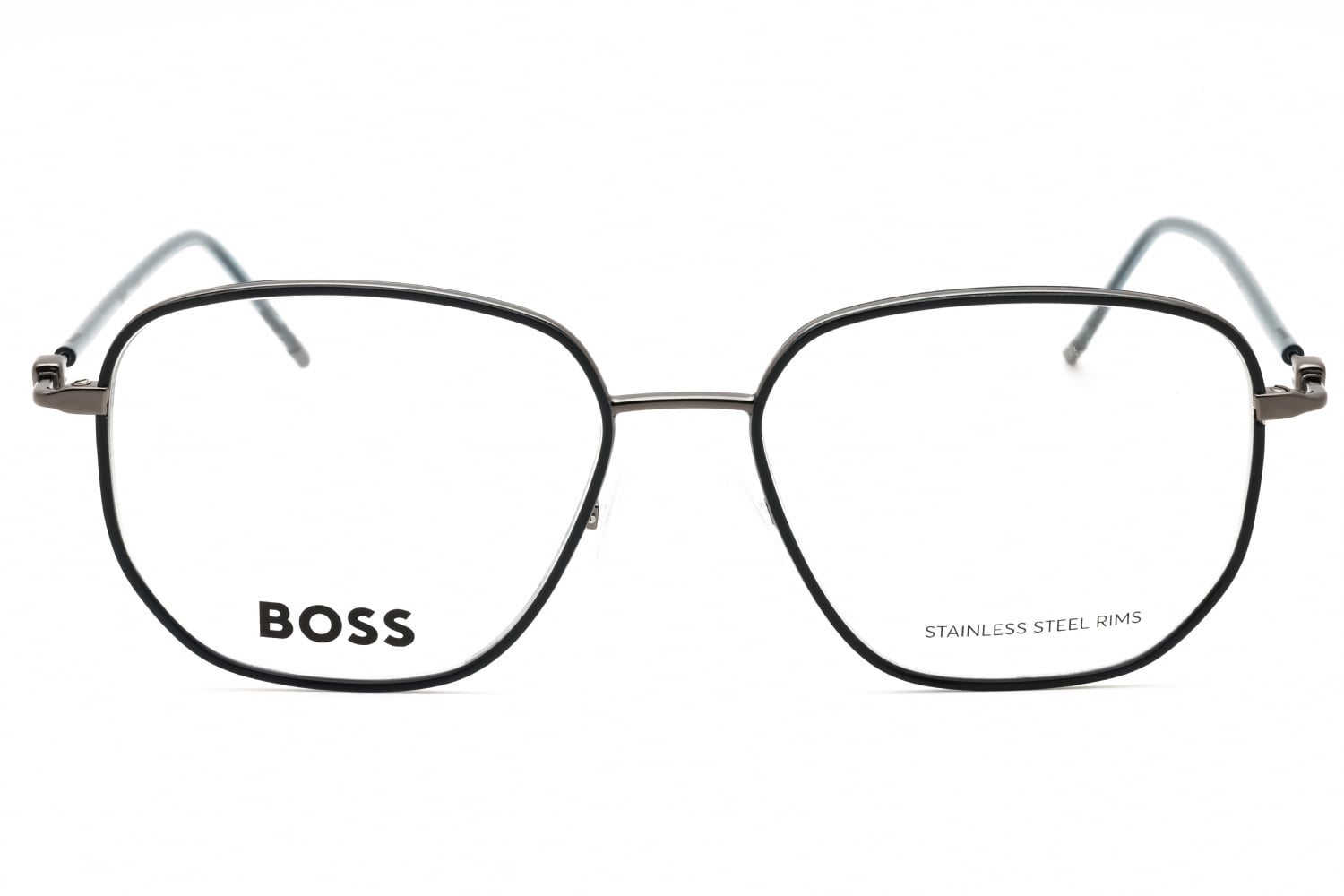 Hugo Boss BOSS 1430 - Petrol Dark Ruthenium, Metal, Oval frame