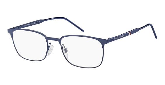 Tommy Hilfiger TH 1643 - Blue, Metal, Rectangle frame
