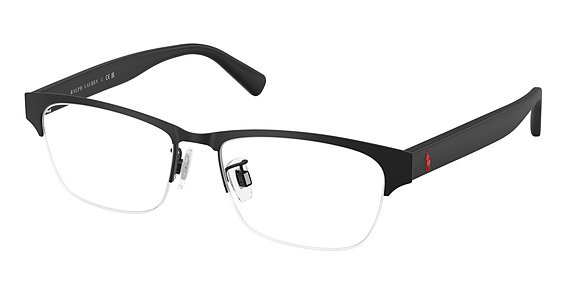 Polo PH1246D - Matte Black, Metal, Rectangle frame