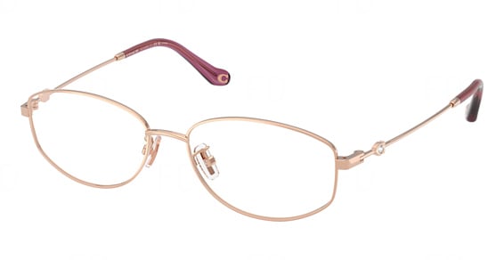 COACH HC5144TD - Shiny Blush Gold, Titanium, Oval frame