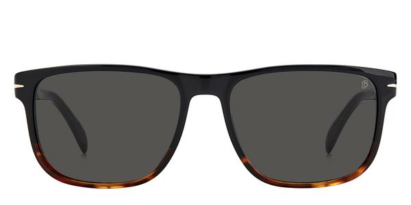 David Beckham DB 1060/S - Black Horn, Acetate, Rectangle frame