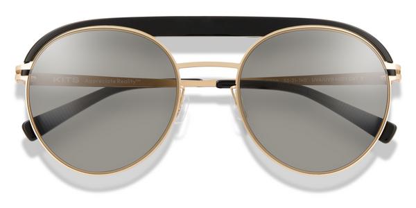 KITS Lyra Sun - Black/Gold, Mixed Materials, Round frame