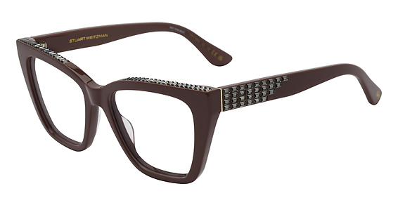 Stuart Weitzman WZN 1034/G - Pink, Acetate, Cat Eye frame