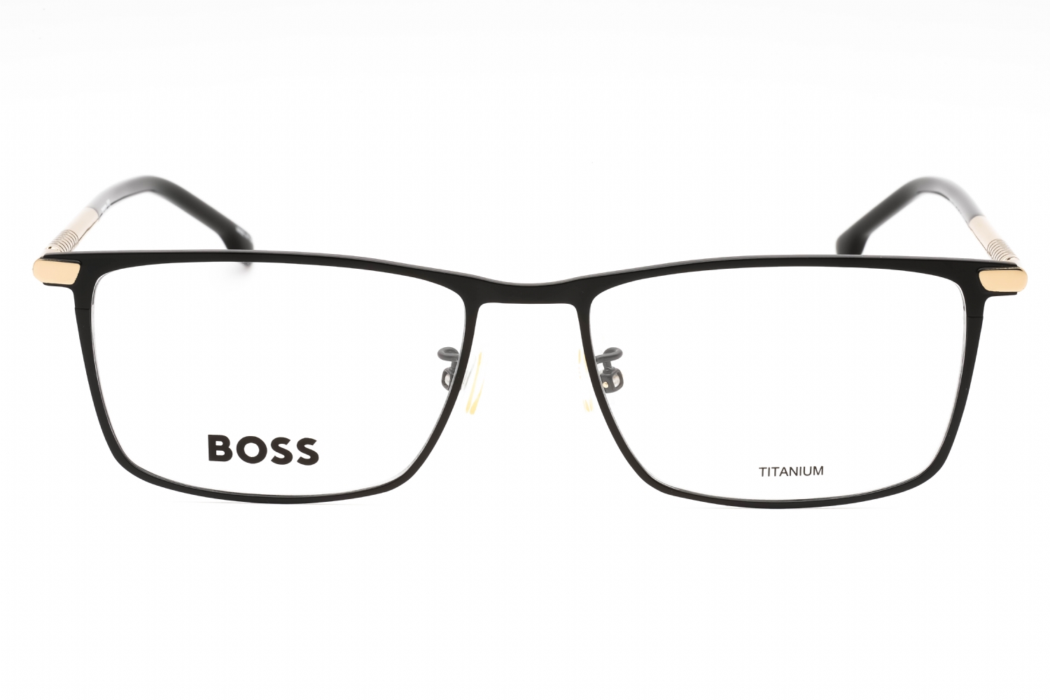 Hugo Boss BOSS 1226/F - MT BK GD, Metal, Rectangle frame