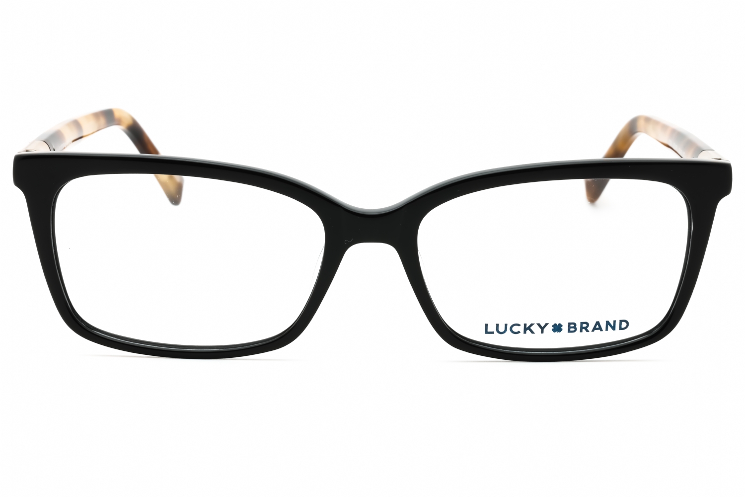 Lucky Brand D224 - Black, Acetate, Rectangle frame