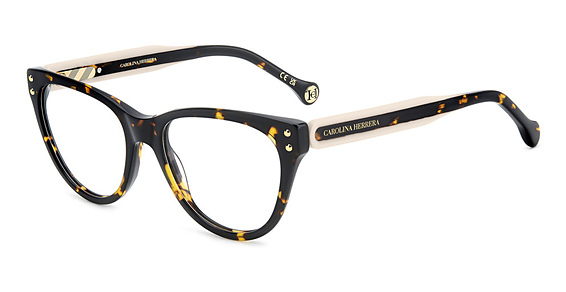 Carolina Herrera HER 0256 - Havana, Acetate, Cat Eye frame