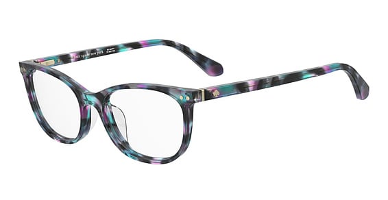 Kate Spade Raelynn/F - Grn Pnk Hv, Acetate, Oval frame