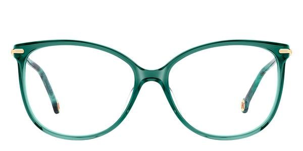 Carolina Herrera HER 0304 - Green, Acetate, Rectangle frame