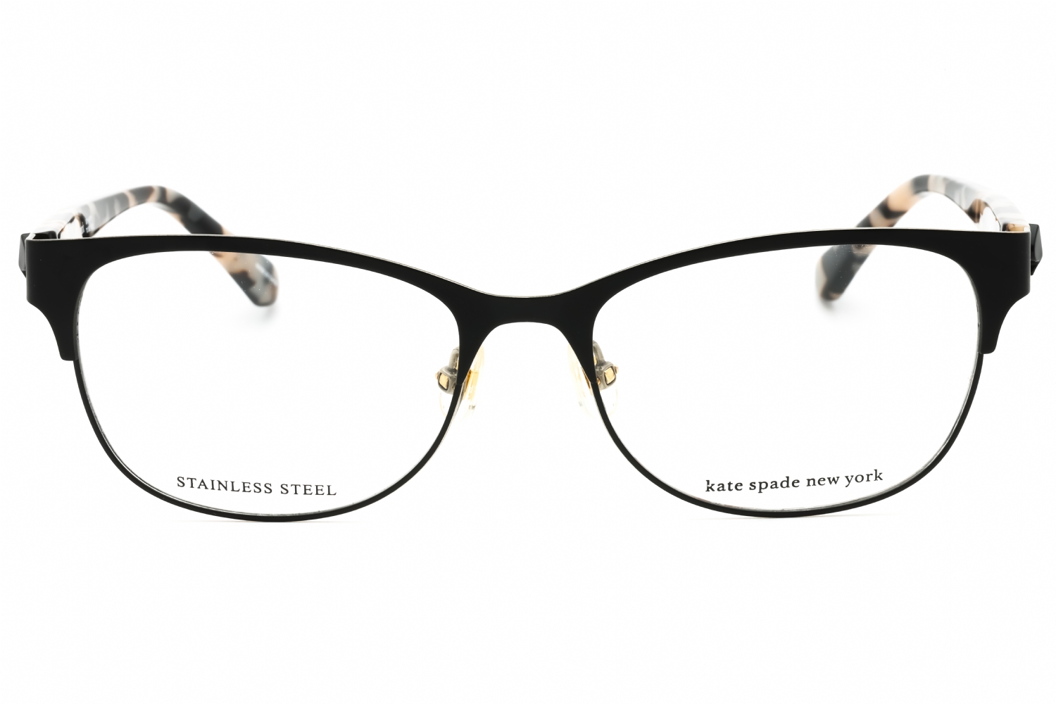 Kate Spade CAROLINA - Black, Metal, Oval frame