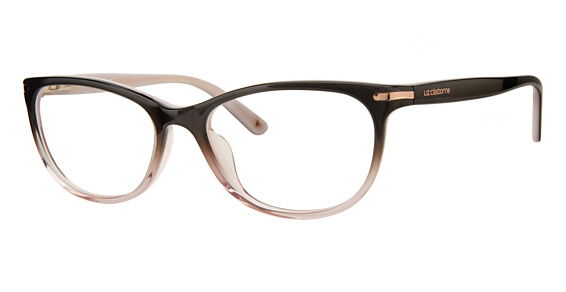 Liz Claiborne L 477 - Shaded Grey Pink, Acetate, Cat Eye frame