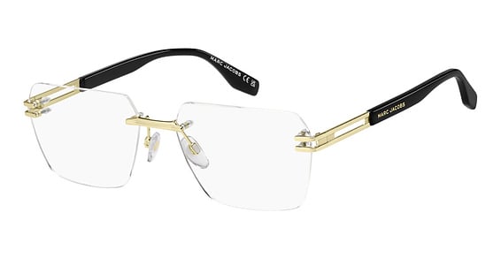Marc Jacobs Marc 841 - Gold Black, Metal, Rectangle frame