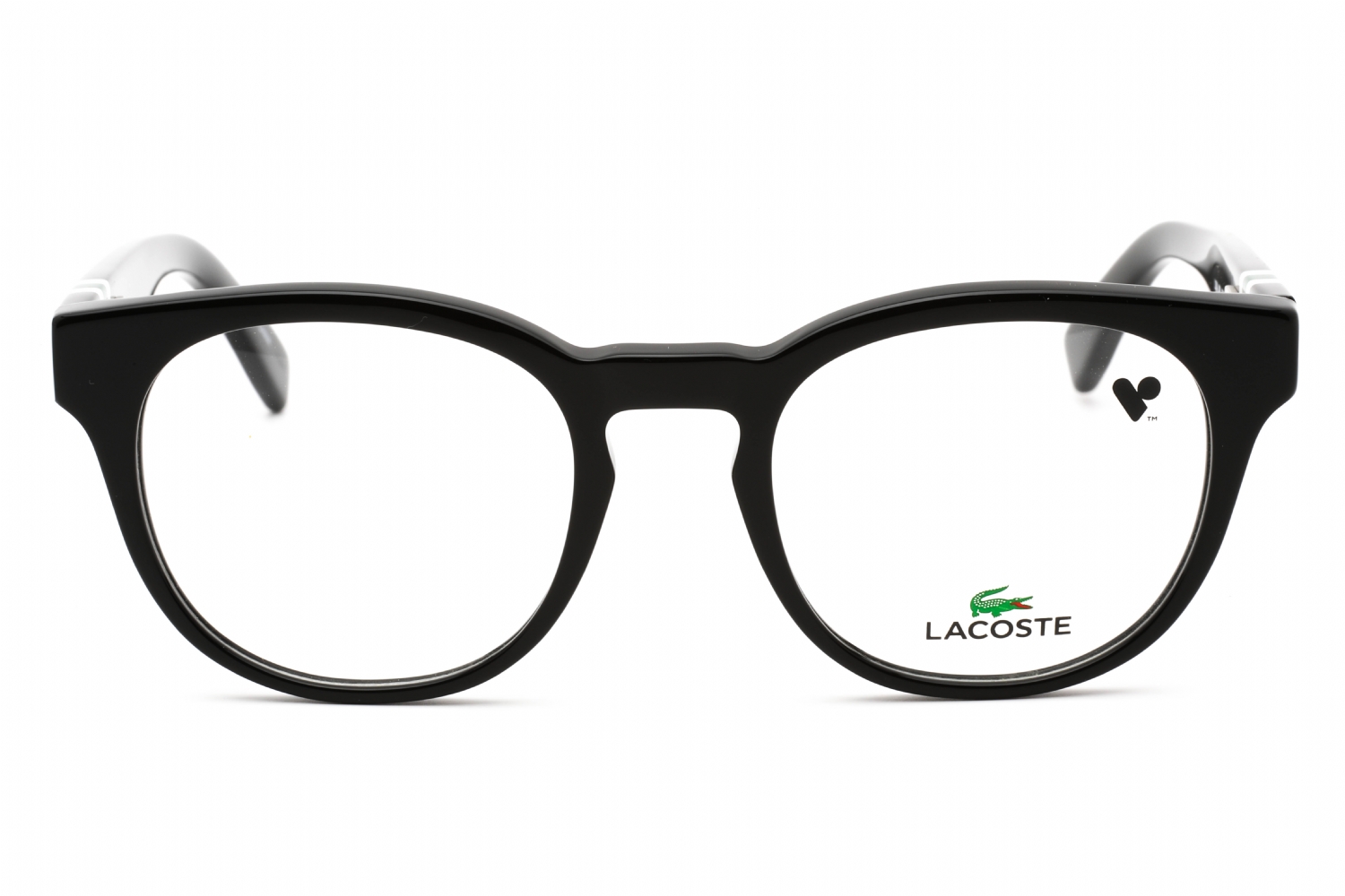 Lacoste L2904 - Black, Acetate, Round frame