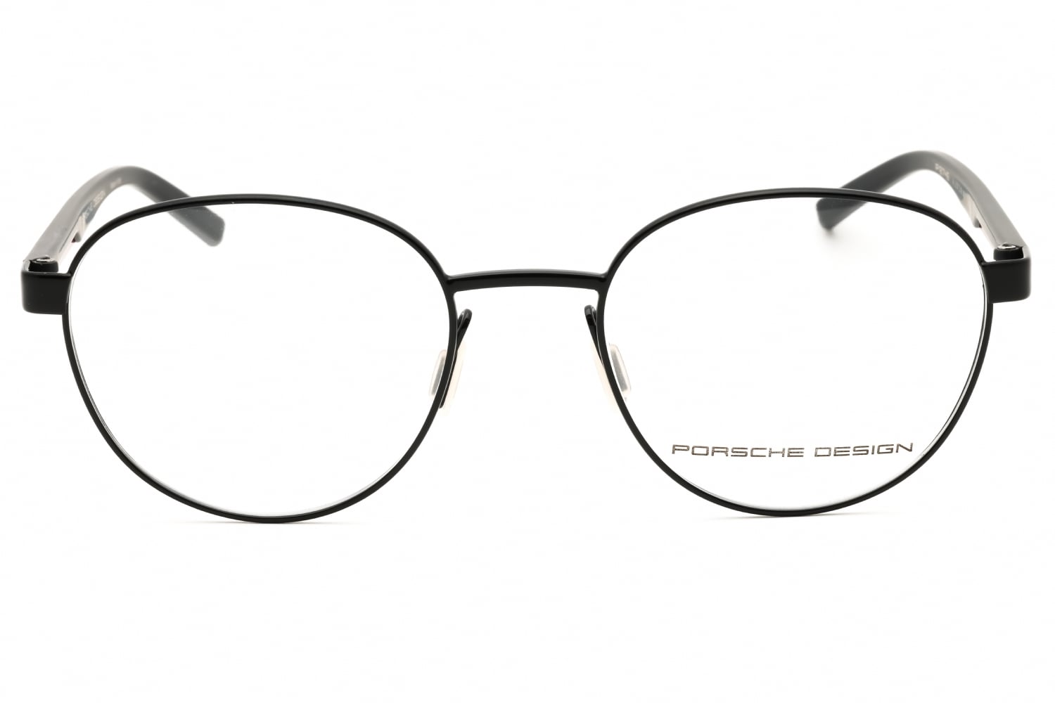 Porsche P8746 - Black, Grey, RED, Stainless Steel, Round frame