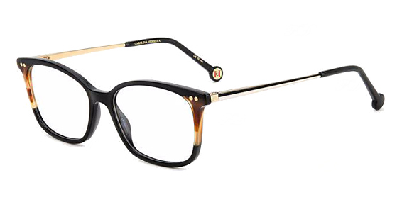 Carolina Herrera HER 0167 - Black Havana, Acetate, Rectangle frame
