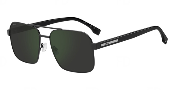 Hugo Boss Boss 1985/S/US - 003i8 MTT Black, Stainless Steel, Rectangle frame