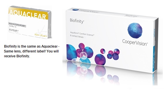 biofinity same as aquaclear